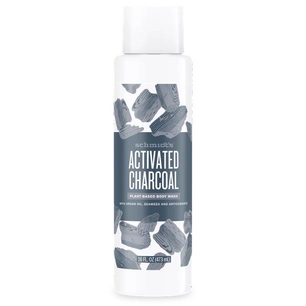 Schmidt's Natural Body Wash Activated Charcoal 16 OZ | Walmart (US)