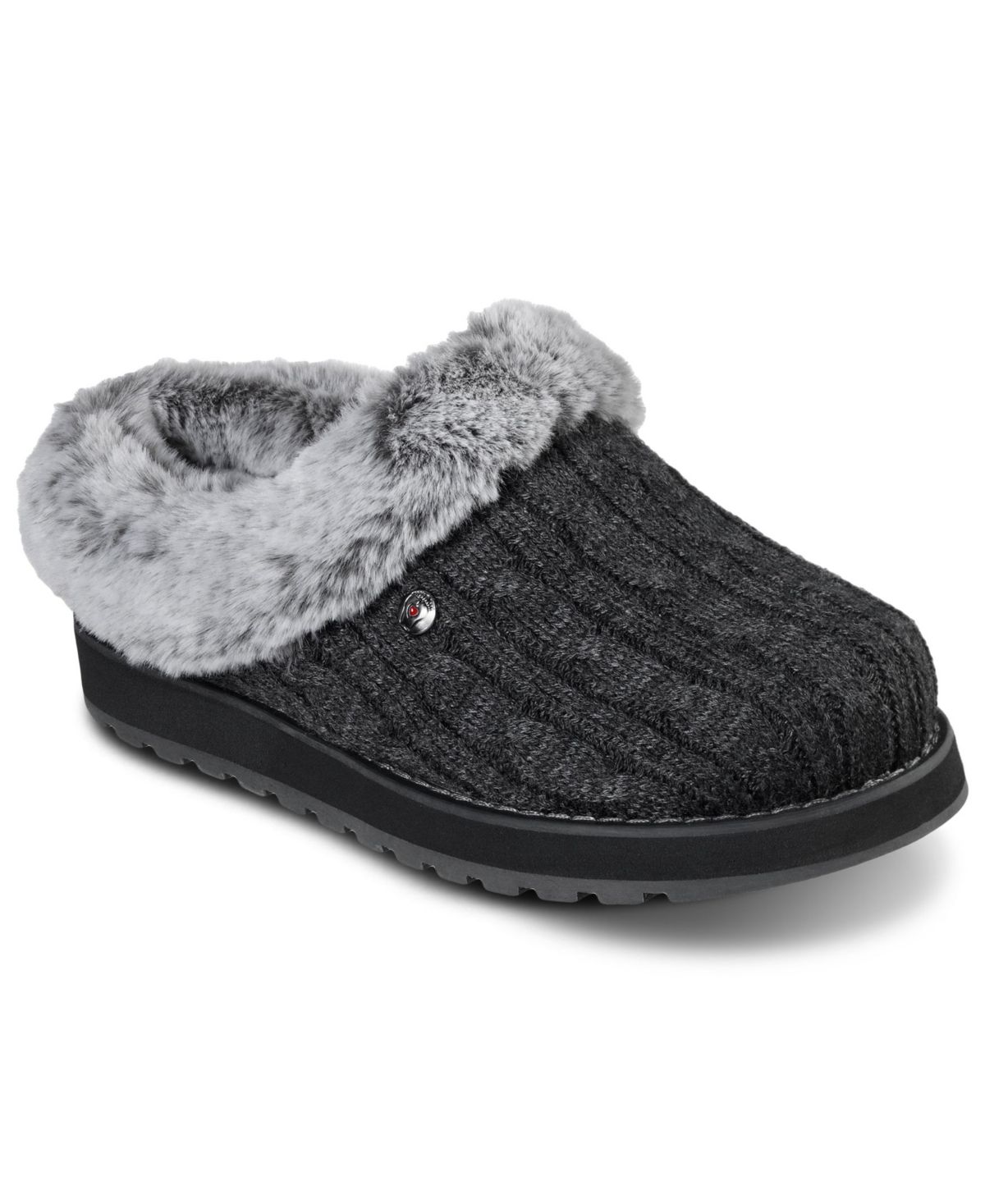 Skechers Women's Bobs Keepsakes - Ice Angel Faux Fur Slippers from Finish Line | Macys (US)