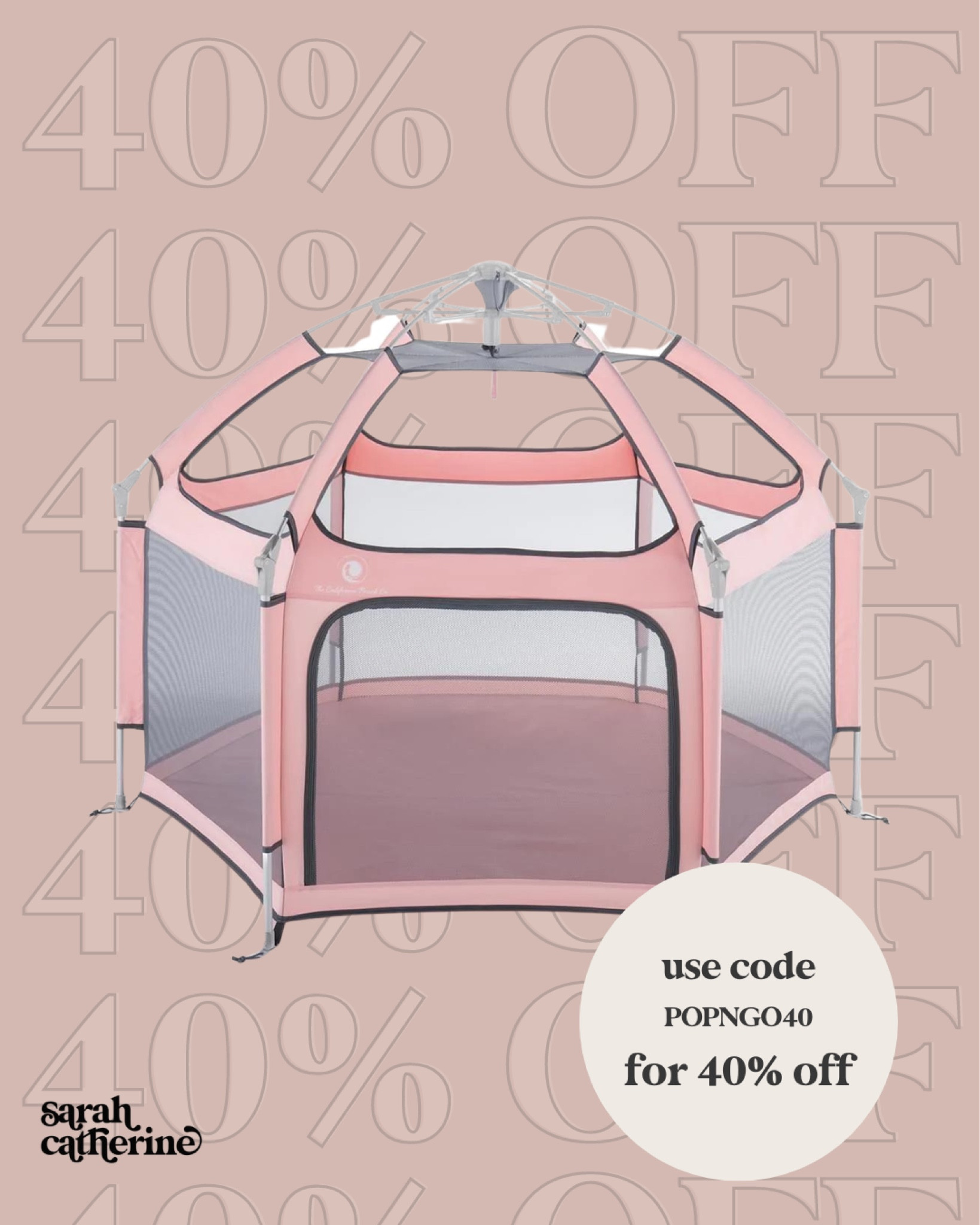 Deal alert! The best travel play pen for kids, with sooooo much room for parents to get in too. Perfect for outdoor trips or the beach. And it’s on sale!!! 40% sale, on sale, coupon code, kids, find, outdoor playpen, kids playpen, play area, baby gate, Amazon deal

#LTKSale #LTKFind #LTKbaby