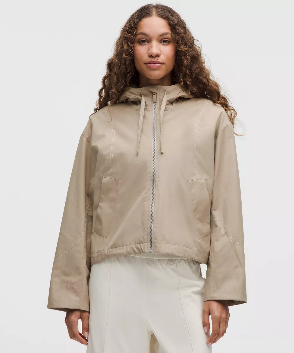 Water-Resistant Cropped Hooded Jacket | lululemon (AU)