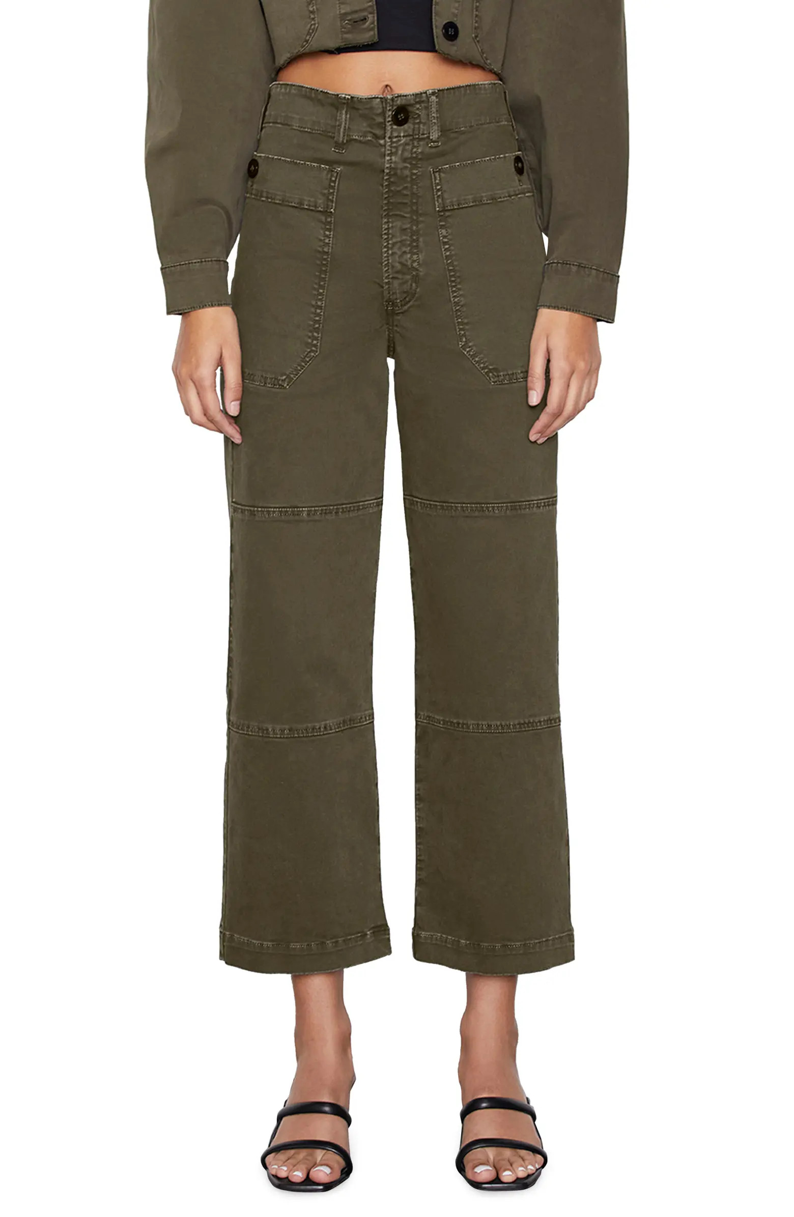 Stretch Cotton Utility Pants | Nordstrom