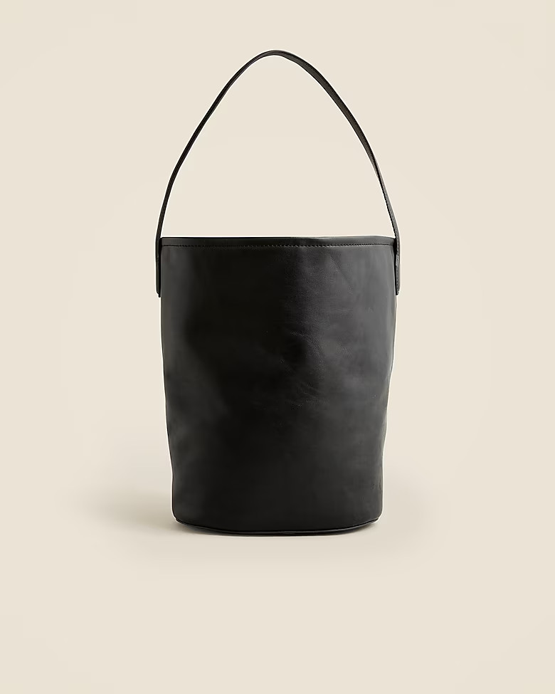 Berkeley bucket bag in leather | J. Crew US