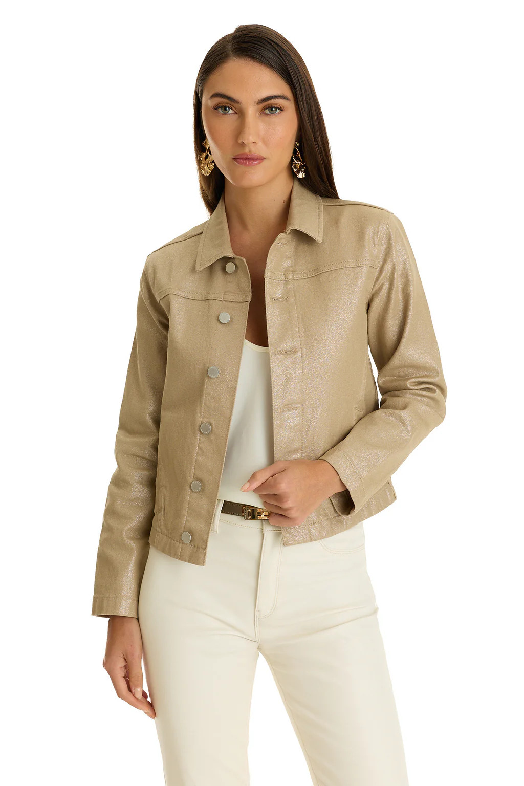 Joelle Jean Jacket - Champagne | The Noli Shop