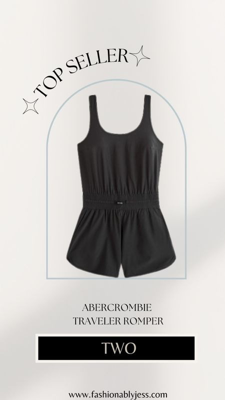 Obsessed with this travel romper from Abercrombie! Perfect for throwing on to run errands this summer! 
#abercrombie #romper #athleisure

#LTKstyletip #LTKFind #LTKunder100