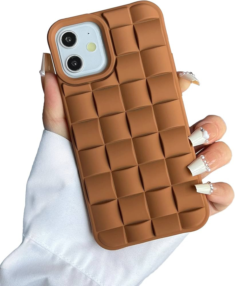 Ginkgonut Compatible with iPhone 12 Case or iPhone 12 Pro Case for Women/Girls, Cute 3D Laid Desg... | Amazon (US)