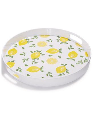 Martha Stewart Collection Citrus Melamine Serving Tray, Created for Macy's & Reviews - Kitchen Ga... | Macys (US)