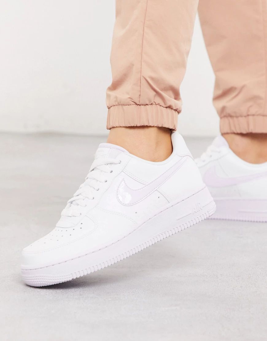 Nike Air Force 1 '07 White Pearlised Trainers | ASOS (Global)