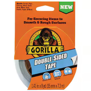 Gorilla 1.41 in. x 8 yds. Double Sided Cloth Tape 100925 - The Home Depot | The Home Depot