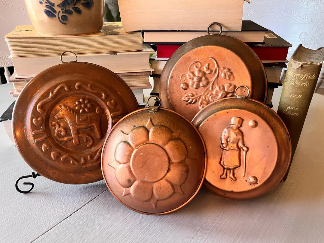 Vintage Copper Molds - Made in Sweden - Sold Seperately - Dala Horse Design | Etsy (Global)