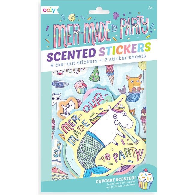 Scented Scratch Stickers, Mer-made to Party | Maisonette