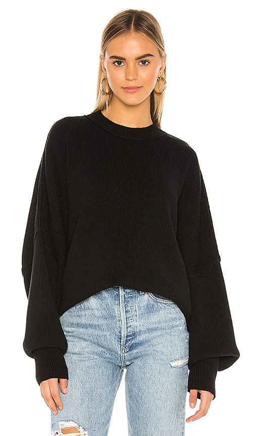 Free People Easy Street Tunic in Black. - size S | Revolve Clothing (Global)