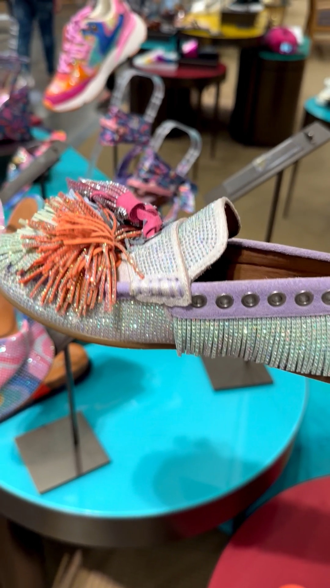 Kurt Geiger has the most fun and colorful sandals, shoes, and sneakers. Add some fun and color into your summer. 
Special occasion, novelty shoes, He also does great handbags

#LTKOver40 #LTKWedding #LTKWorkwear