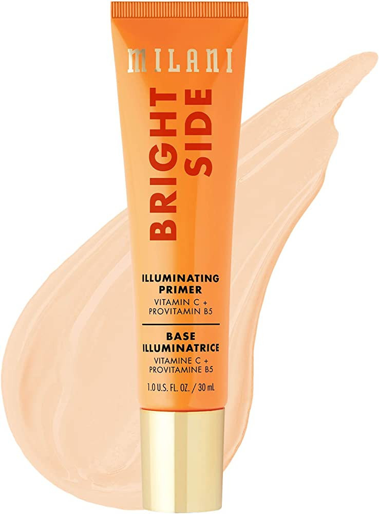 Milani Bright Side Primer for Makeup (1.0 FlOz.)- Brightening Face Primer for Dewy Skin | Amazon (US)