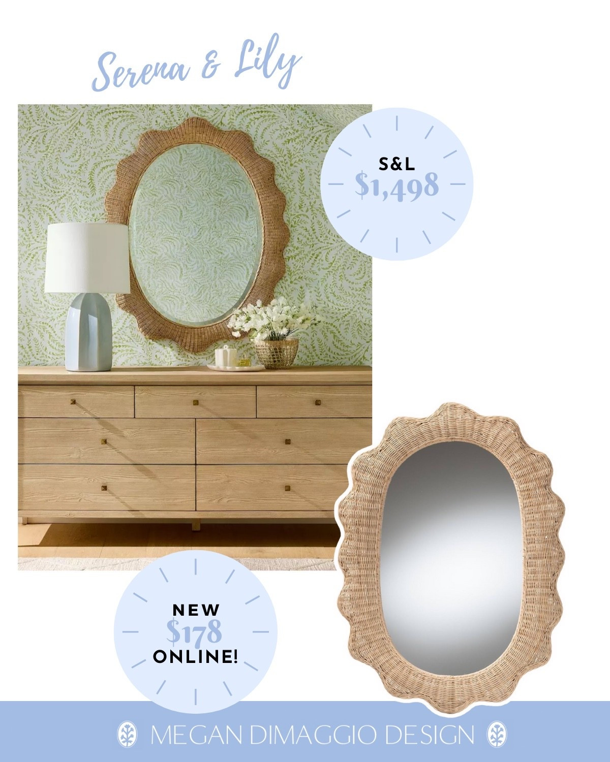 Wow!! Brand new Serena & Lily Cascade look for less mirror that’s looks sooo good!! Can’t believe it’s under $200 compared to their $1,498!!  

#LTKSaleAlert #LTKHome