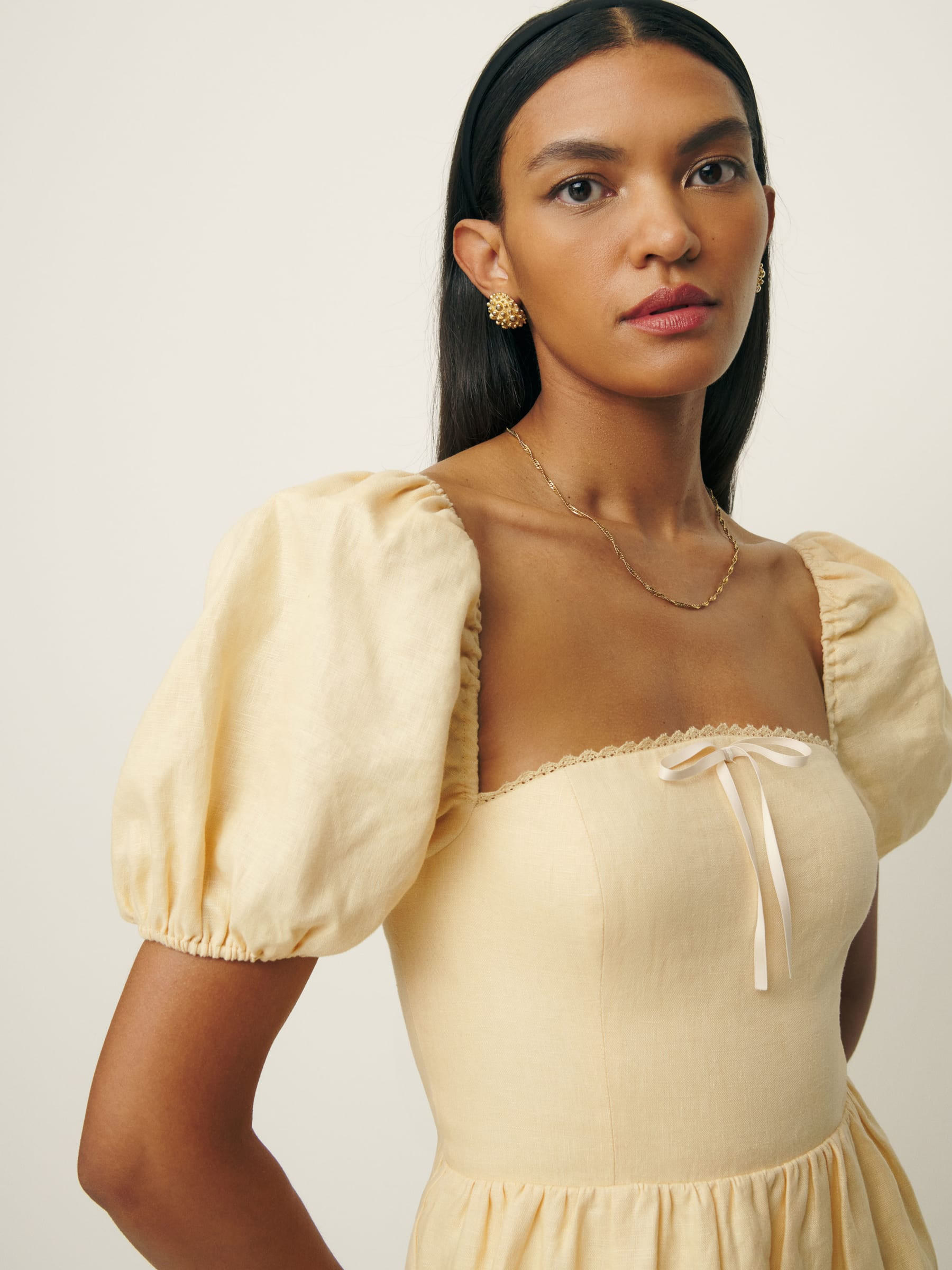 Malvina Linen Dress | Reformation (Global)