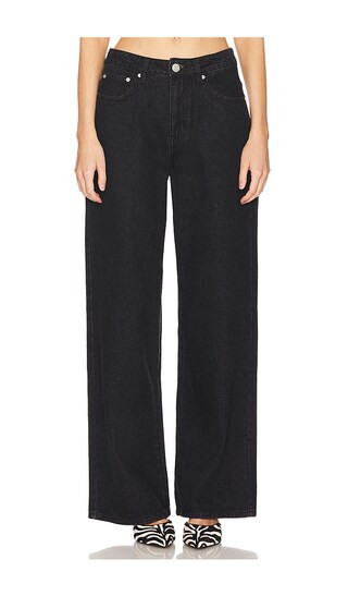 Heather Boyfriend Jeans in Vintage Black | Revolve Clothing (Global)