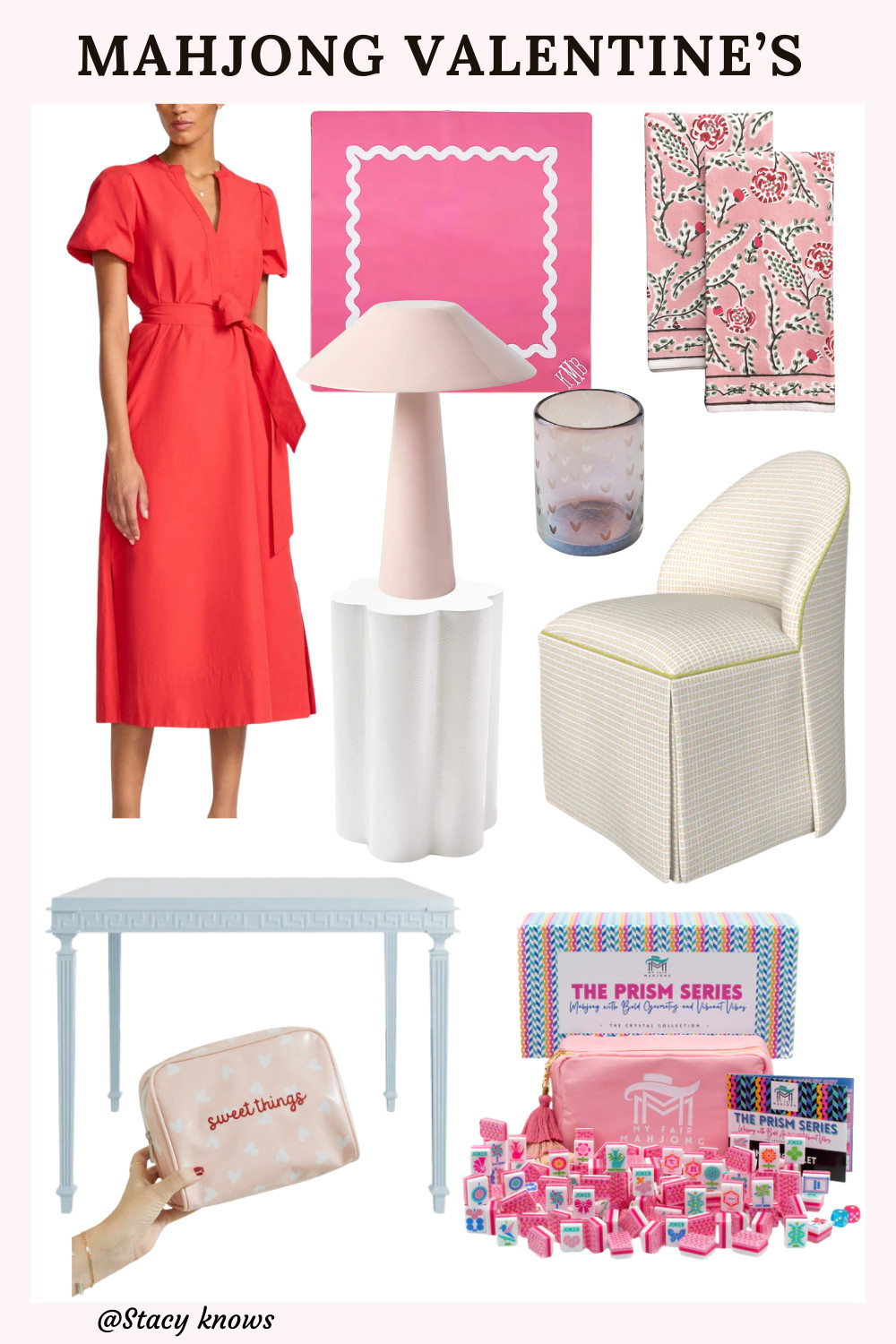 Host the ultimate Valentine-themed mahjong night! If you’re planning a Galentine’s gathering, now is the time to prep. I’ve curated the cutest collection of mahjong accessories, pink decor, and festive essentials to make your game night unforgettable. Shop the full collection on my LTK! 
#LTKhome #MahjongNight #GalentinesDay #ValentinesDayDecor #MahjongCommunity #HostessWithTheMostess #PartyPlanning #GameNight #PinkAesthetic #GalentinesParty #ValentinesIdeas 

 #LTKValentine #LTKstorytime #LTKHome