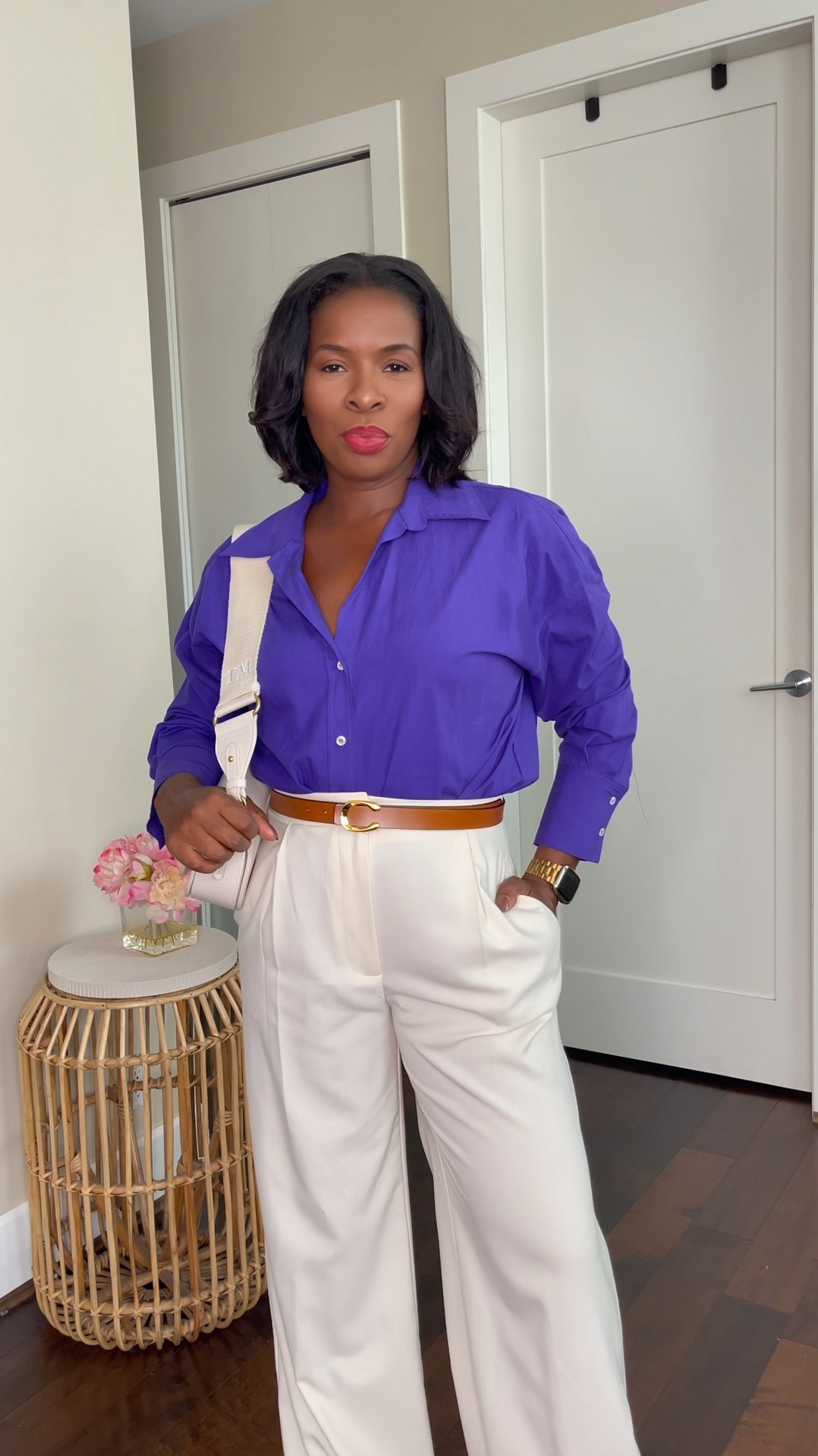 Another styling option for a purple shirt. 



#LTKworkwear #LTKstyletip