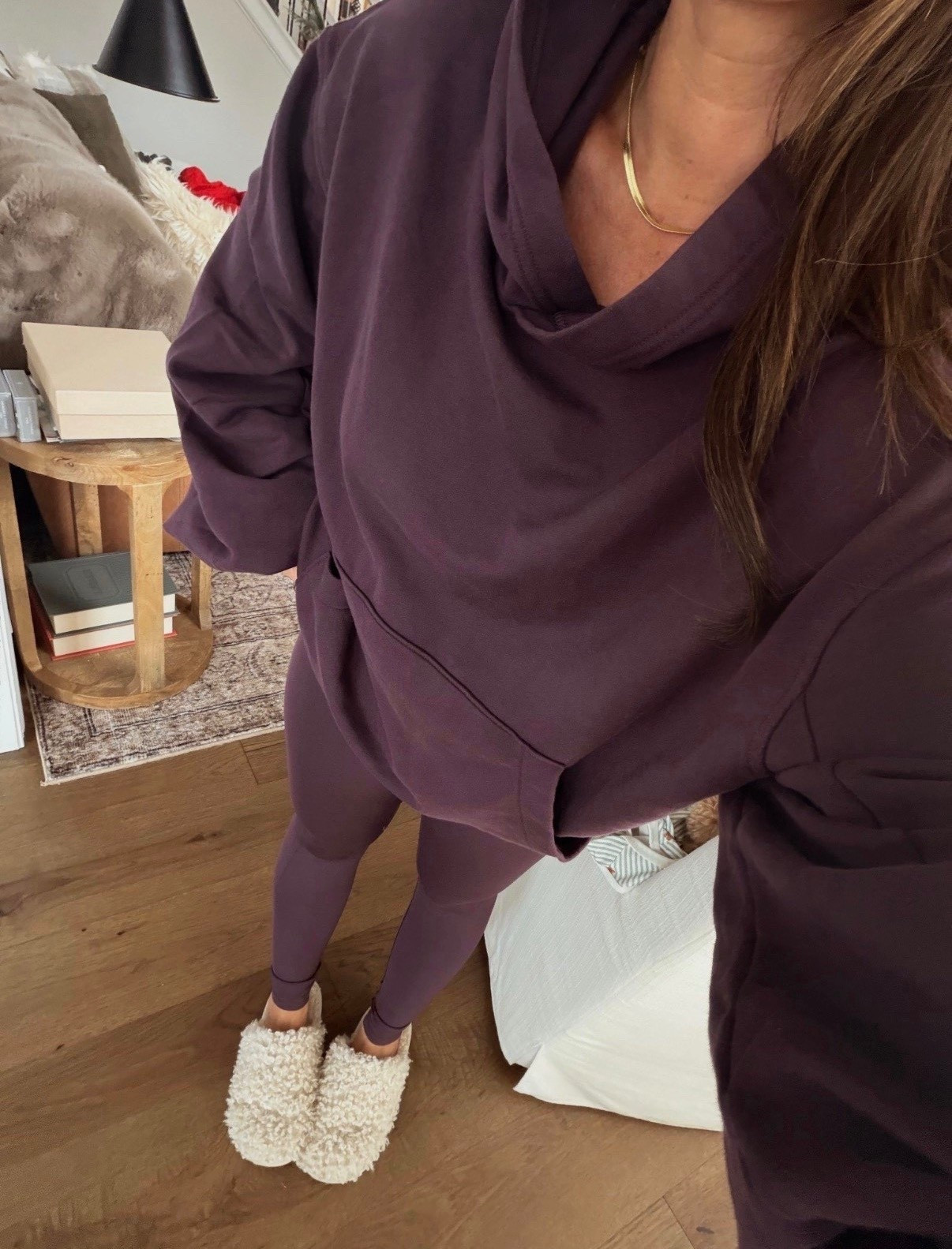 Purple hoodie and leggings from Aerie! They’re both so soft and comfy 🫶🏼

#LTKFindsUnder100 #LTKActive #LTKootd