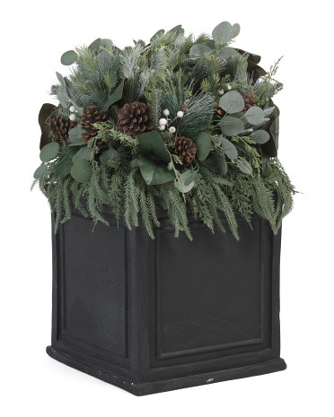 30in Outdoor Safe Greenery Porch Pot | Plants & Planters | Marshalls | Marshalls