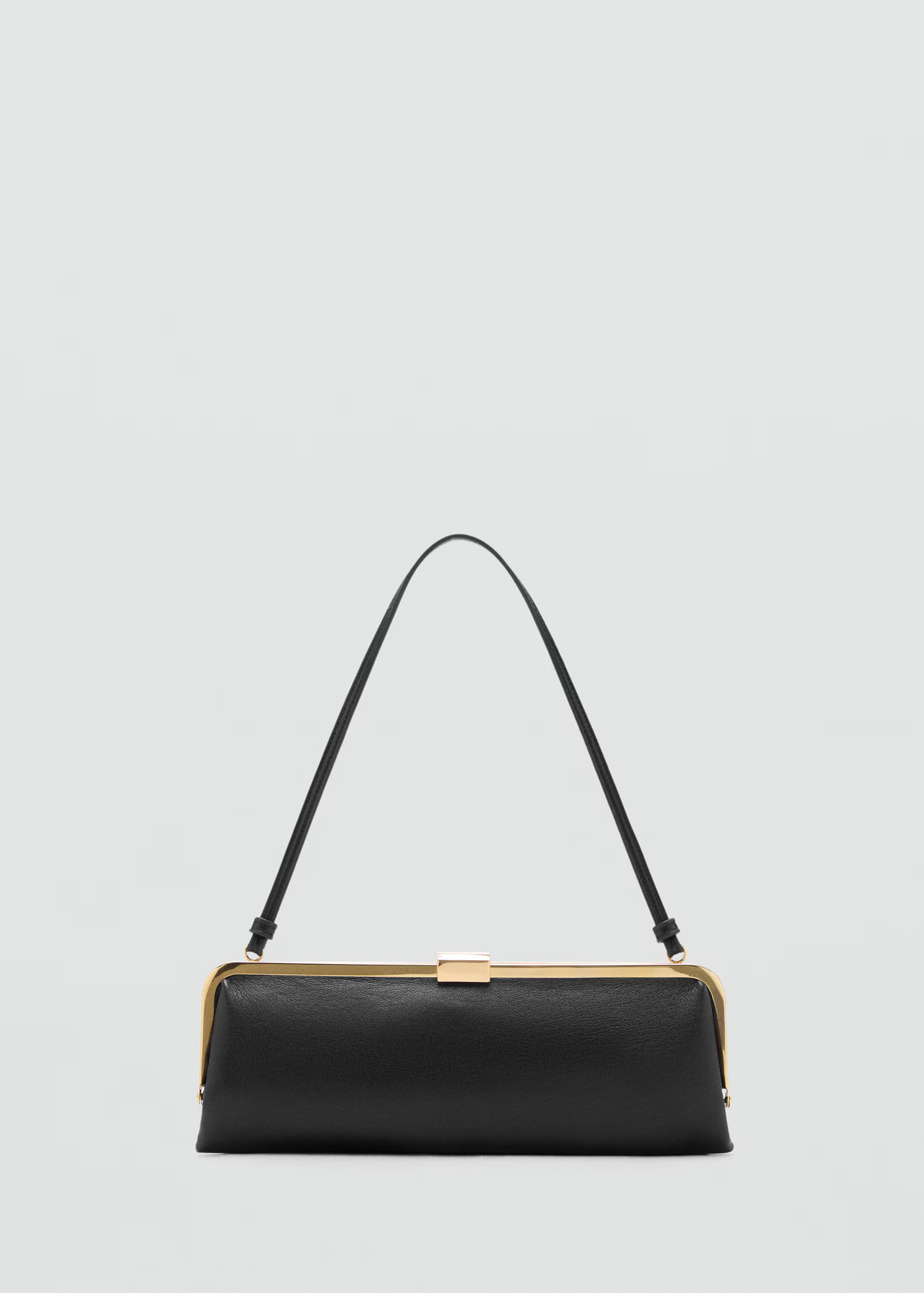 Metallic clutch handbag | Mango (US/MX/AU)