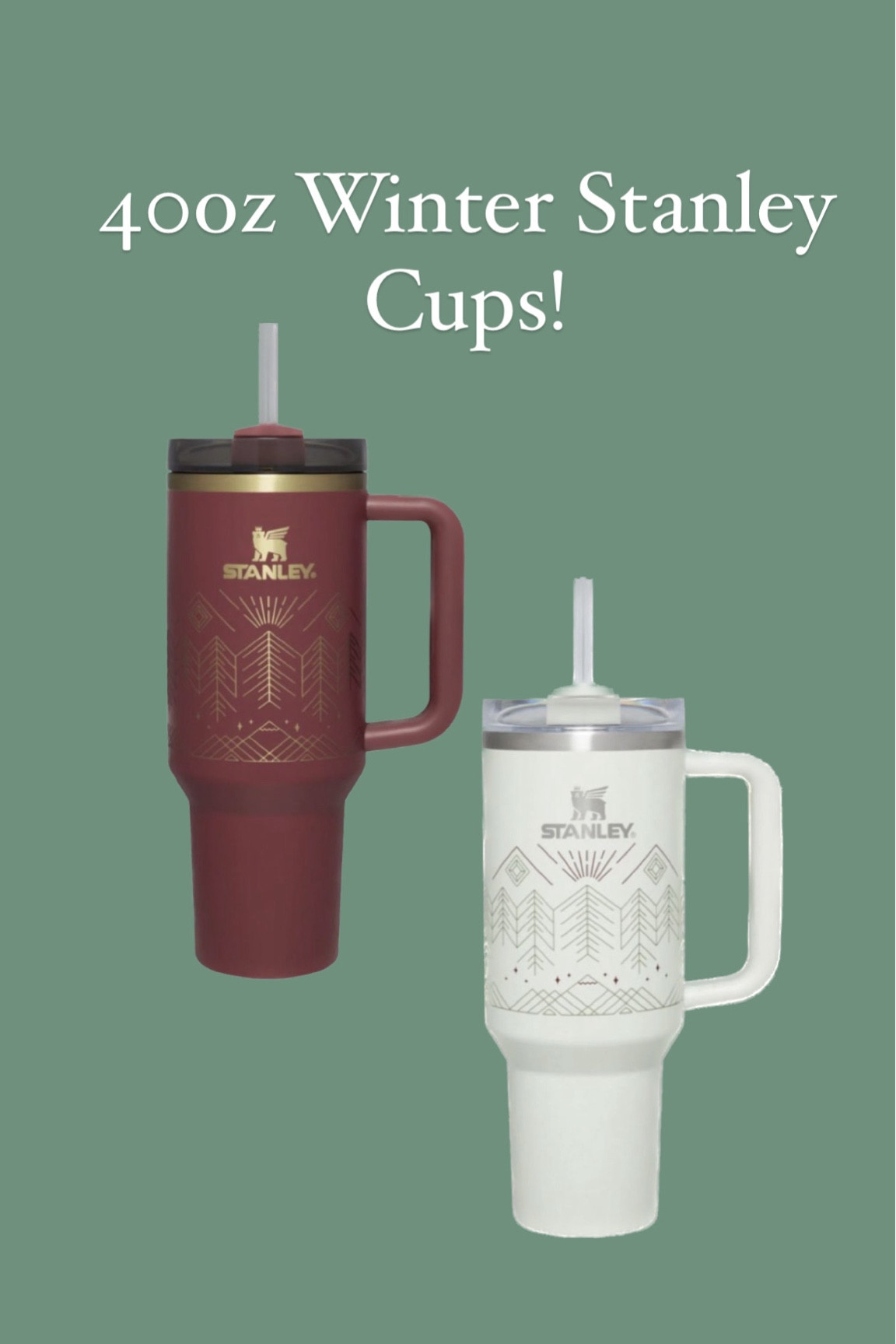 The holidays are here!!! Look at these CUTE 40oz Stanley cups!!!

#LTKU #LTKhome #LTKSeasonal