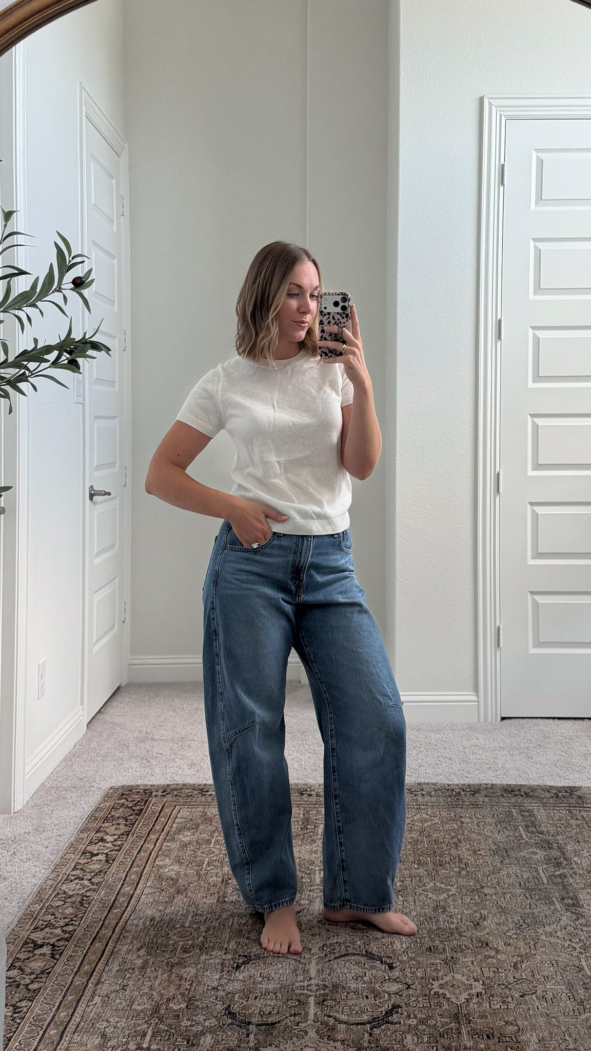 summer 👉🏼 fall transition top from @onequince ✨🍂 you can use code: INFG-26LINDSEYRESSLER10 to save on your first order 🫶🏼😘 #QuincePartner⁠ #workweartops #fallstyle #easyoutfits #falltransition ⁠

Wearing size Medium!!! 

 #LTKootd #LTKSeasonal #LTKWorkwear