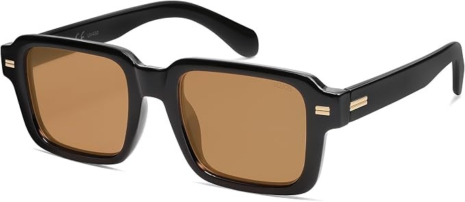 SOJOS Big Trendy Square Polarized Sunglasses Womens Mens, Retro Large Chunky Oversized Rectangle ... | Amazon (US)