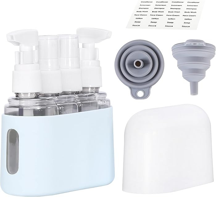 Bpluma Travel Bottles, Leak Proof Containers For Toiletries TSA Approved Airplane Accessories Kit... | Amazon (US)