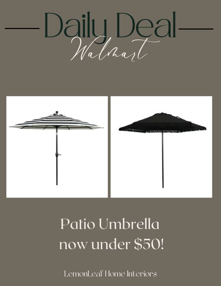 Love a classic patio umbrella! Grab one for $50 ON SALE at Walmart 



#LTKHome #LTKxWalmart #LTKSaleAlert