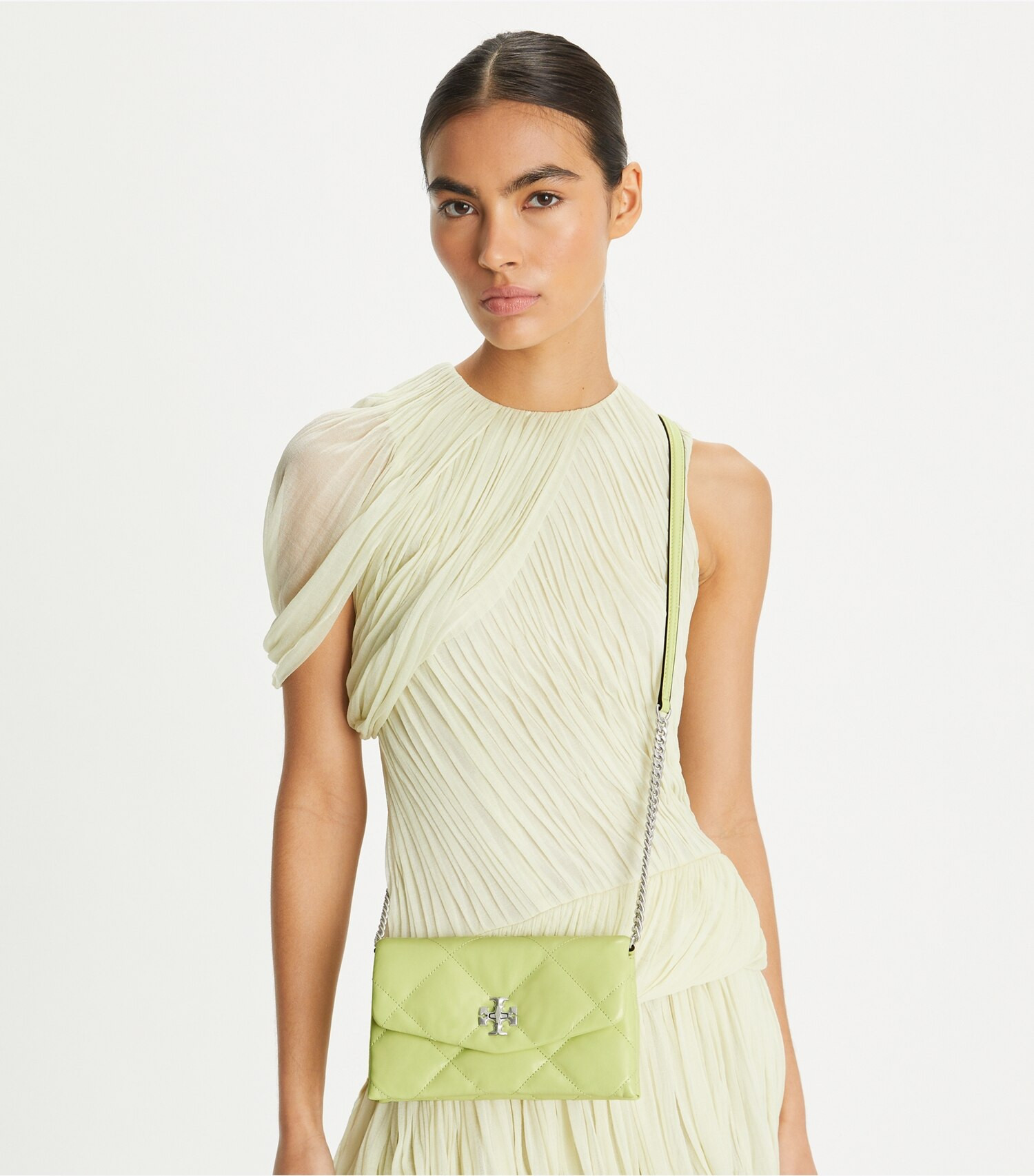 Kira Diamond Quilt Chain Wallet: Women's Designer Mini Bags | Tory Burch | Tory Burch (US)