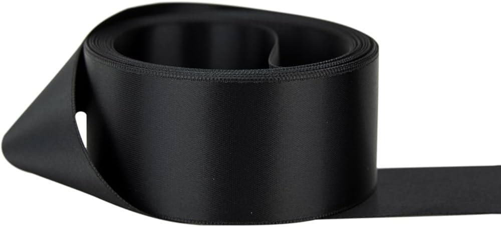 Ribbon Bazaar Double Faced Satin - Premium Gloss Finish - 100% Polyester Ribbon for Gift Wrapping... | Amazon (US)
