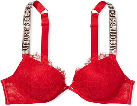 Victoria's Secret Bombshell Push Up Bra, Adds 2 Cups, Shine Strap, Bras for Women (32A-38DD) | Amazon (US)