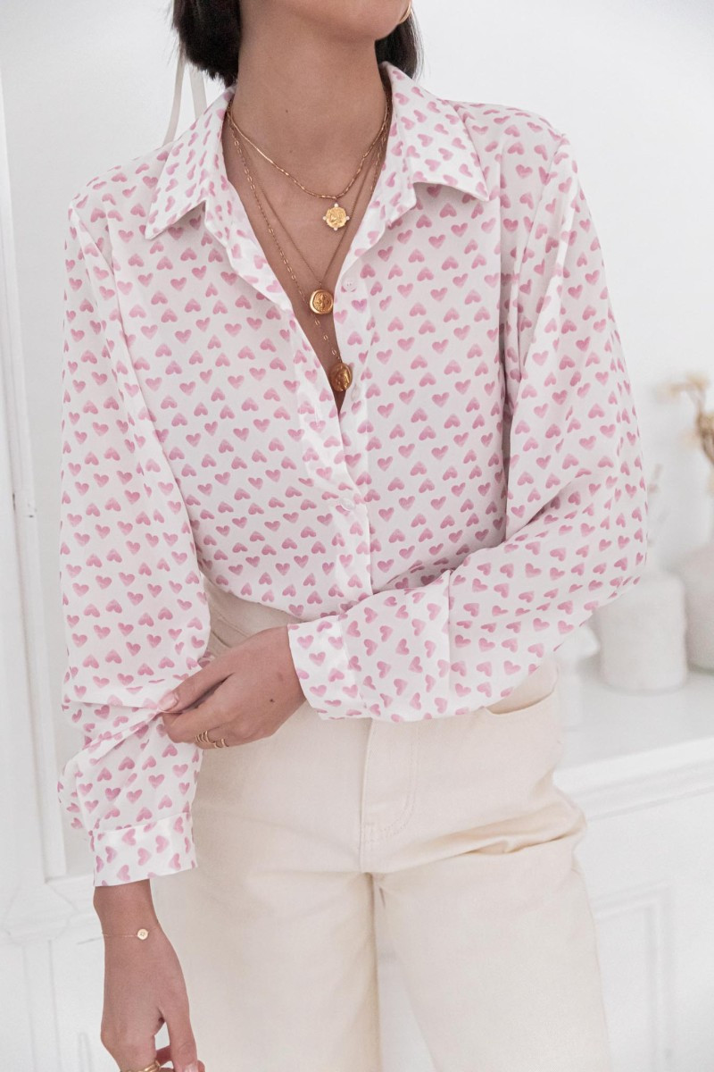 ZÉLIE - Chemise Coeurs | Pretty Wire