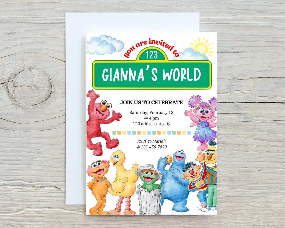 Editable Toddler Cartoon Birthday Invitation Digital Download Kids Party Invite Instant Downloada... | Etsy (US)