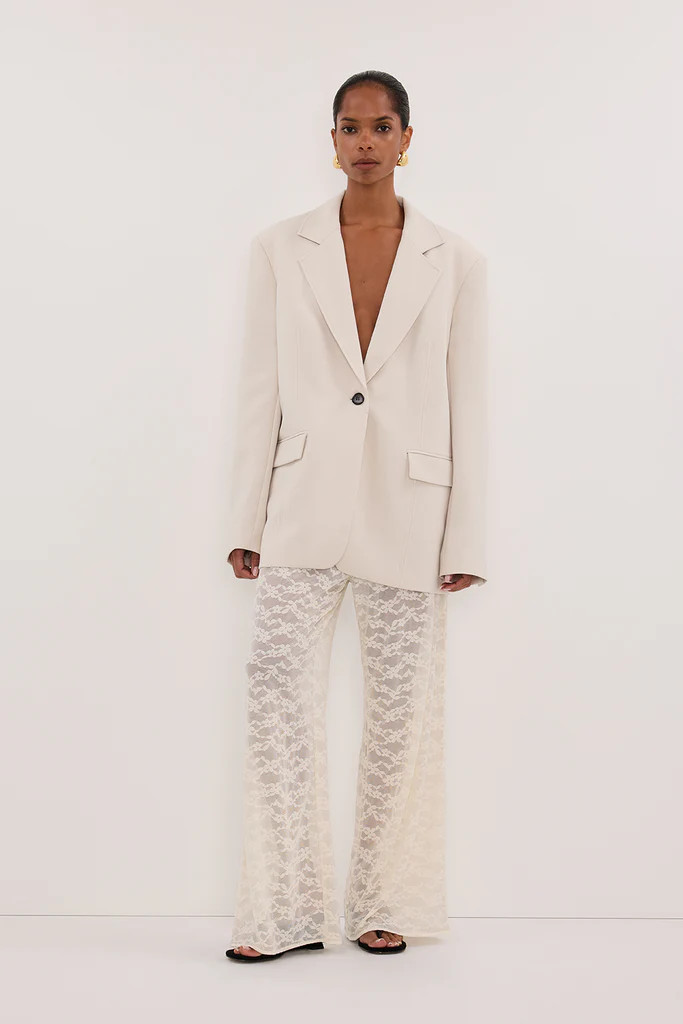 BELLE CREAM LACE PANT | DISSH