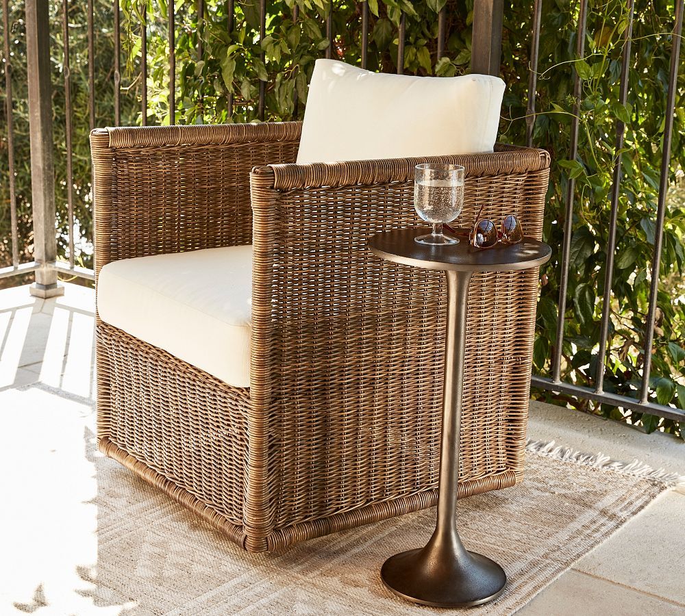 Atwood Swivel  Outdoor Lounge Chair | Pottery Barn (US)
