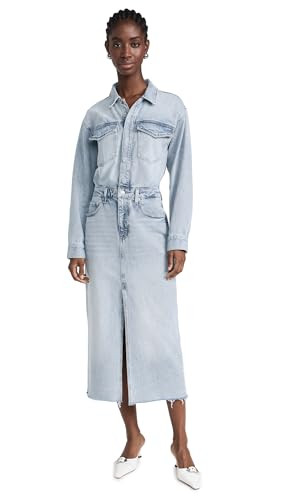 Pistola Denim Women's Amira Dress, Riviera, Blue, XS | Amazon (US)