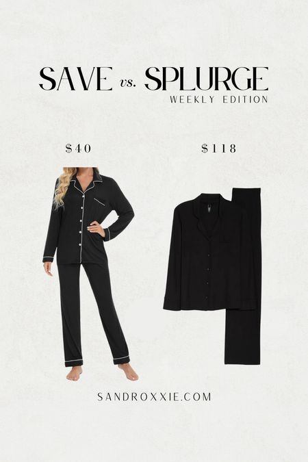 Save vs. splurge — pajamas 

xo, Sandroxxie by Sandra
www.sandroxxie.com | #sandroxxie

save or splurge, same vibe for less

#LTKstyletip #LTKfindsunder50 #LTKHoliday