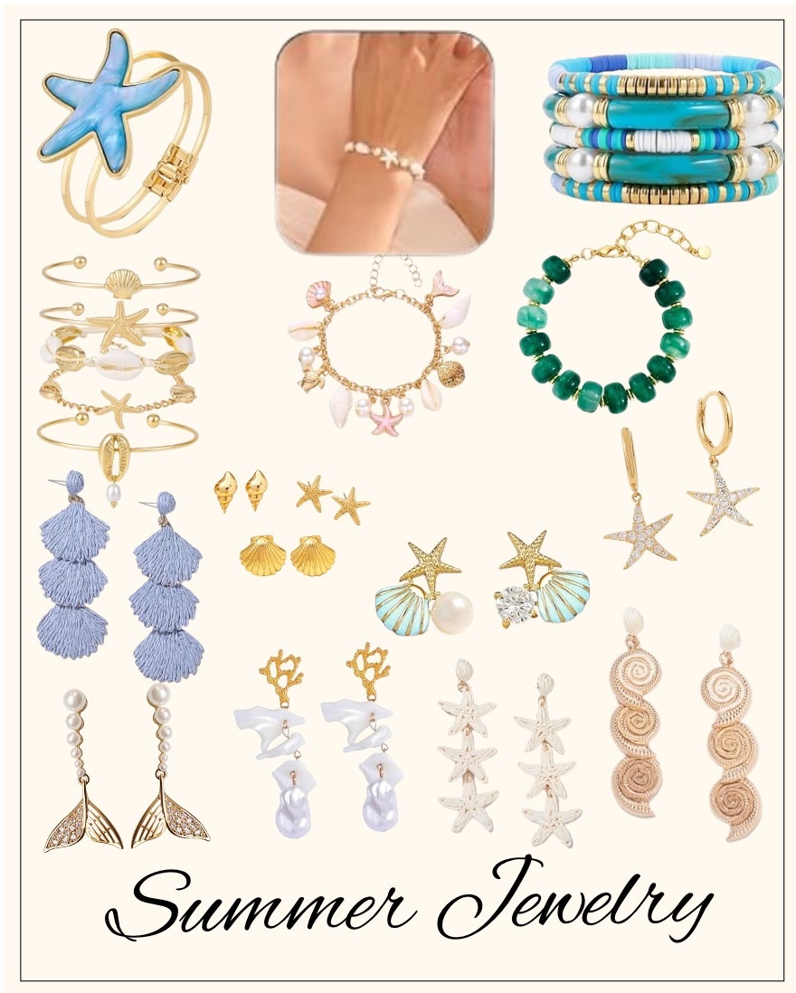 Found: the only jewelry you need for your next getaway! ✈️🏝️ I’ve rounded up the best summer accessories from Amazon, including stunning seashell and pearl earrings and gorgeous beaded necklaces. They are lightweight, tropical, and perfect for dinner by the beach. 🥂🧜‍♀️
Make sure to follow so you never miss a find! All of these pieces are linked on my LTK and Amazon storefront for easy shopping. Check the link in my bio to grab your favorites! ✨💎

#LTKTravel #LTKSwim #LTKootd