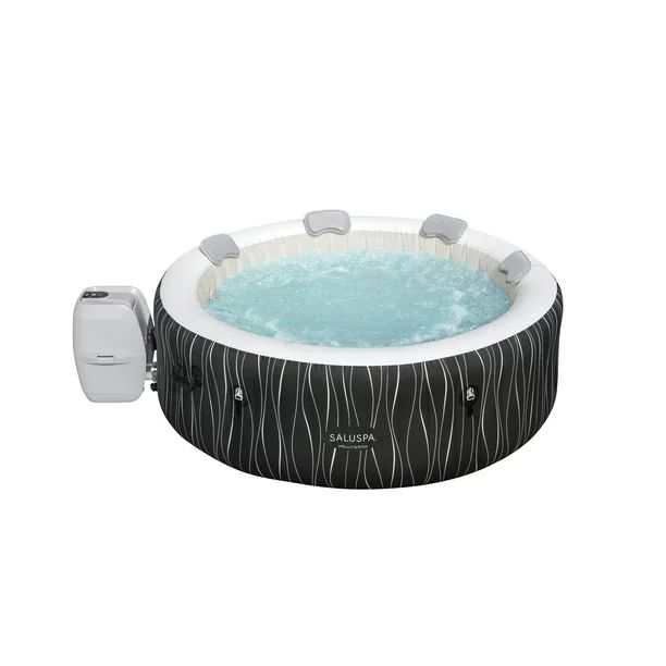 SaluSpa Hollywood AirJet Inflatable Hot Tub Spa with Color-Changing LED Lights 4-6 Person | Walmart (US)