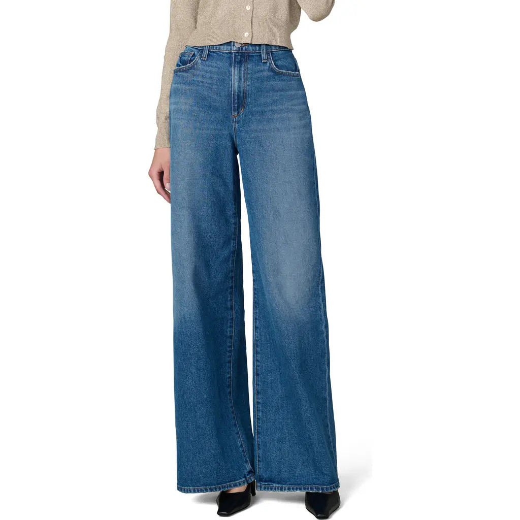 Joe's The Mia High Waist Wide Leg Jeans in Zeal at Nordstrom, Size 33P | Nordstrom