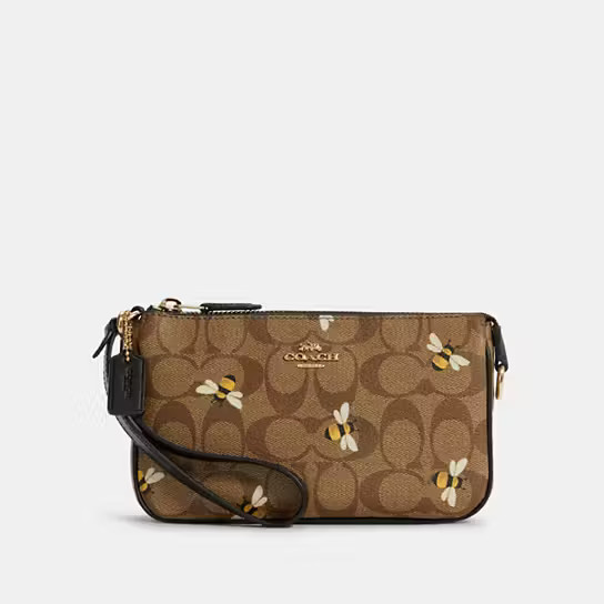 Nolita 19 In Signature Canvas With Bee Print | Coach Outlet US