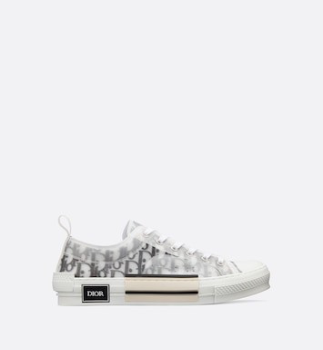 B23 Low-Top Sneaker White and Black Dior Oblique Canvas | DIOR | Dior Couture