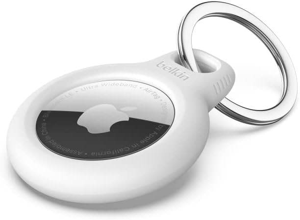 Belkin Apple AirTag Secure Holder with Key Ring - Durable Scratch Resistant Case With Open Face &... | Amazon (US)