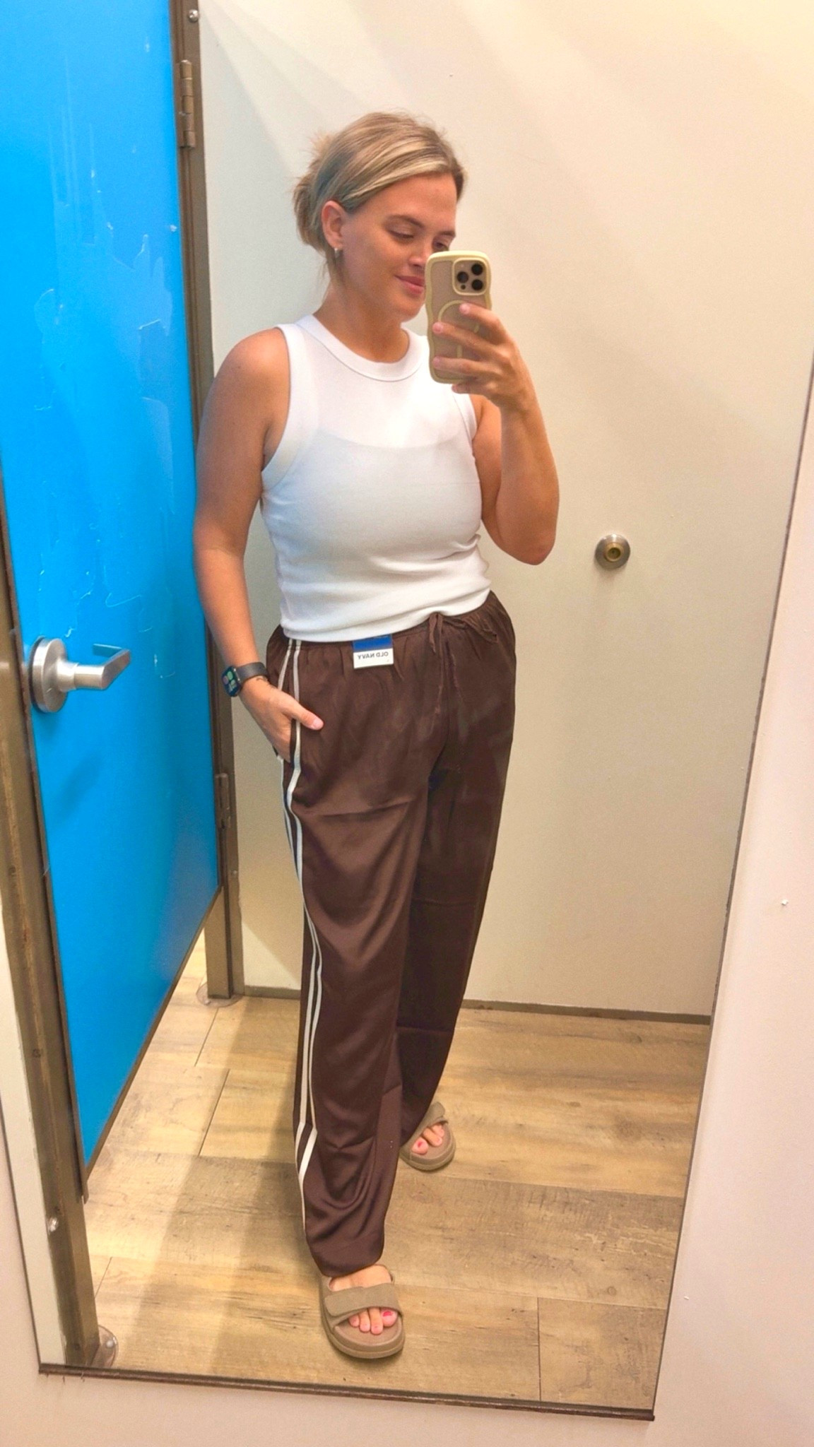 These Old Navy track pants are a closet staple. 🤎

Sporty, comfy, and so easy to dress up or down. Pair them with a fitted tank and you’re good to go!

#LTK #OldNavyStyle #OldNavyFinds #TrackPants #Athleisure #CasualStyle #MomStyle #AffordableFashion #OOTD #TravelOutfit #LTKFinds #OldNavyFashion #EverydayStyle #NeutralStyle #WeekendWear

#LTKootd #LTKmomlife #LTKMidsize