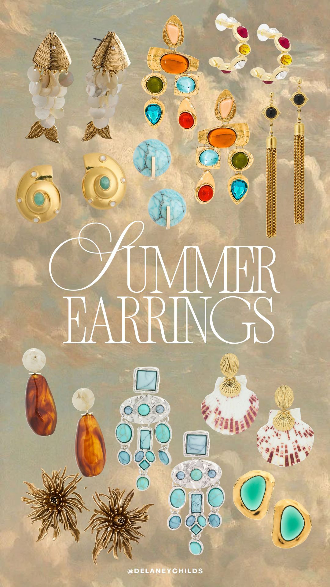 statement earrings perfect for summer 

 #LTKdayinmylife #LTKgrwm #LTKootd