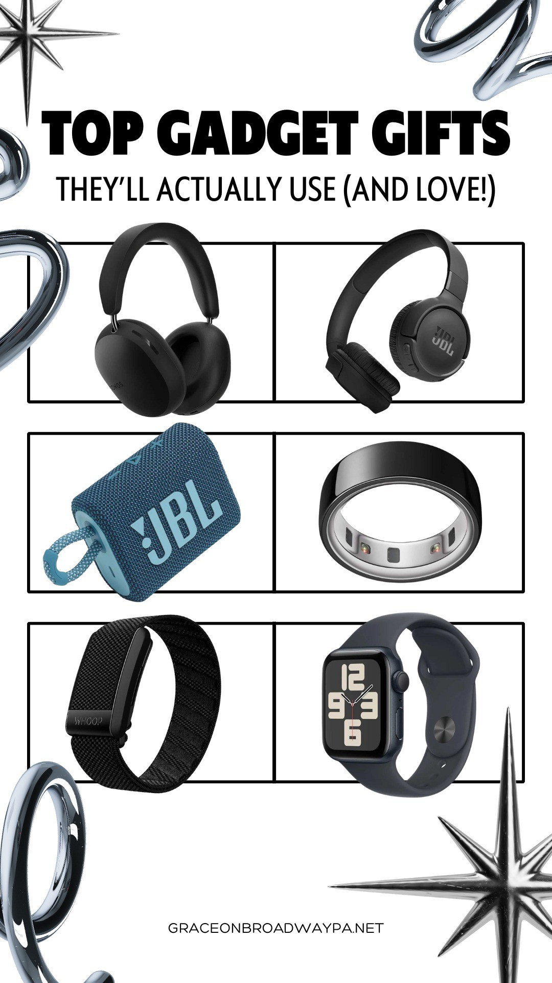 When it comes to gifting, there’s nothing better than gadgets. Why? Because they’re practical, exciting, and (most importantly) universally loved. Whether you’re shopping for the tech-savvy person who seems to have it all or the “I-don’t-know-what-I-want” person on your list, these top gadget gifts are here to save the day. Trust me, these gadgets will bring a smile to their face and make you look like the ultimate gift-giving genius. So, what are you waiting for? Let’s check off that gift list together!

#LTKGiftGuide #LTKHoliday #LTKSaleAlert