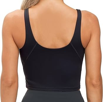 THE GYM PEOPLE Womens' Sports Bra Longline Wirefree Padded with Medium Support | Amazon (US)