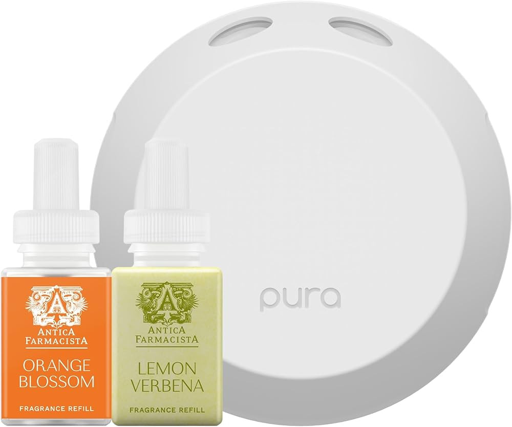 Pura Smart Home Fragrance Device Starter Set - Pura 4 - Scent Diffuser for Home - Includes Fragra... | Amazon (US)